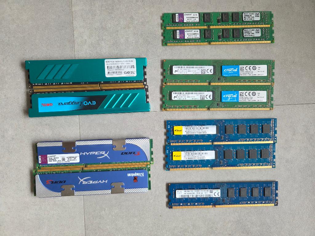 Mémoire ram DDR3 jusqu'à 8 giga par ram, Computers en Software, RAM geheugen, Ophalen of Verzenden, DDR3