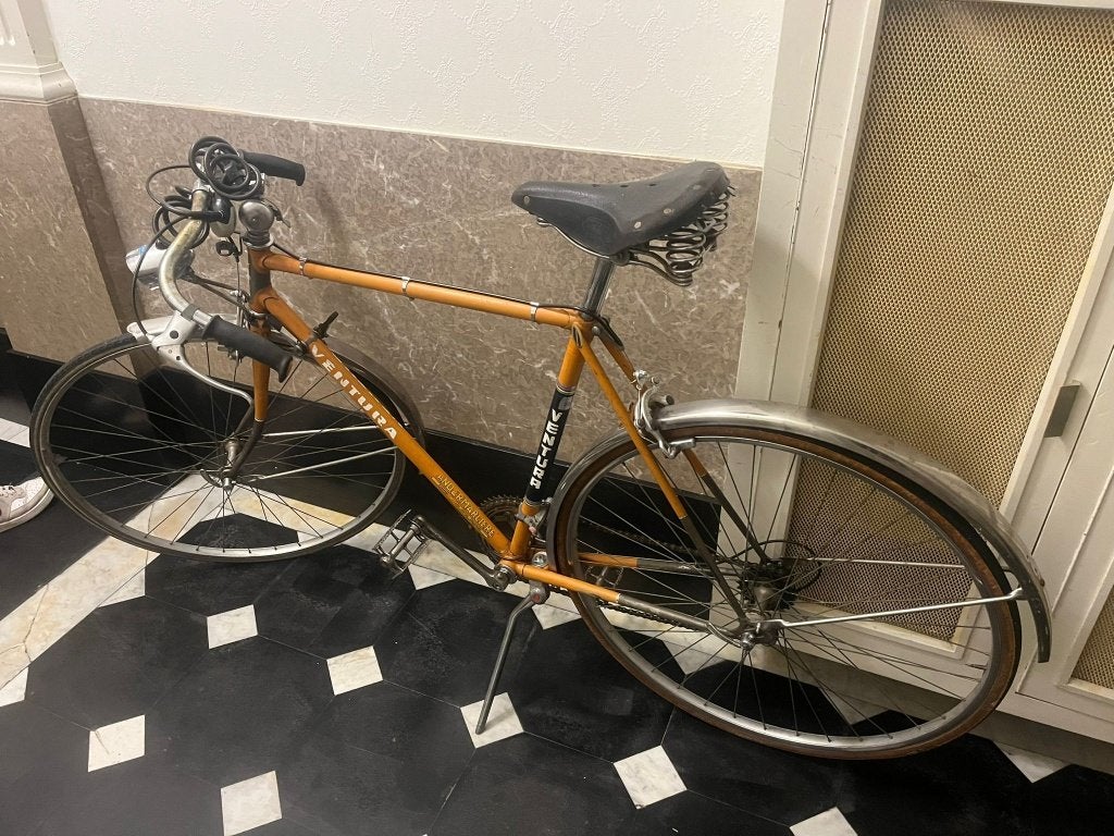 Vintage Ventura fiets met Brooks B66S zadel, Fietsen en Brommers, Fietsen | Heren | Herenfietsen, Gebruikt, Ophalen