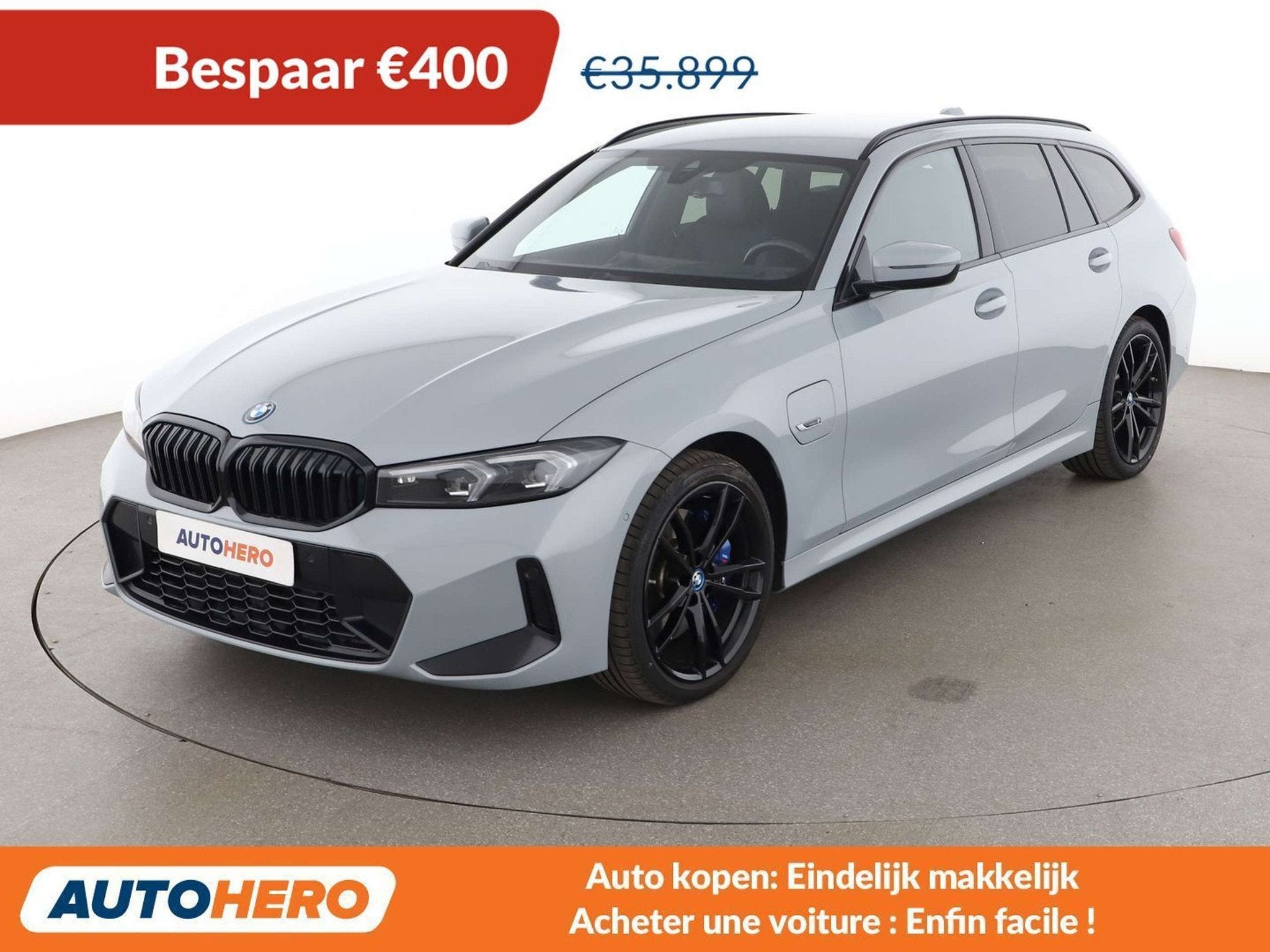 BMW 3 Serie 330 330e xDrive M Sport (bj 2022, automaat), Auto's, BMW, Automaat, Achterwielaandrijving, Leder, 5 deurs