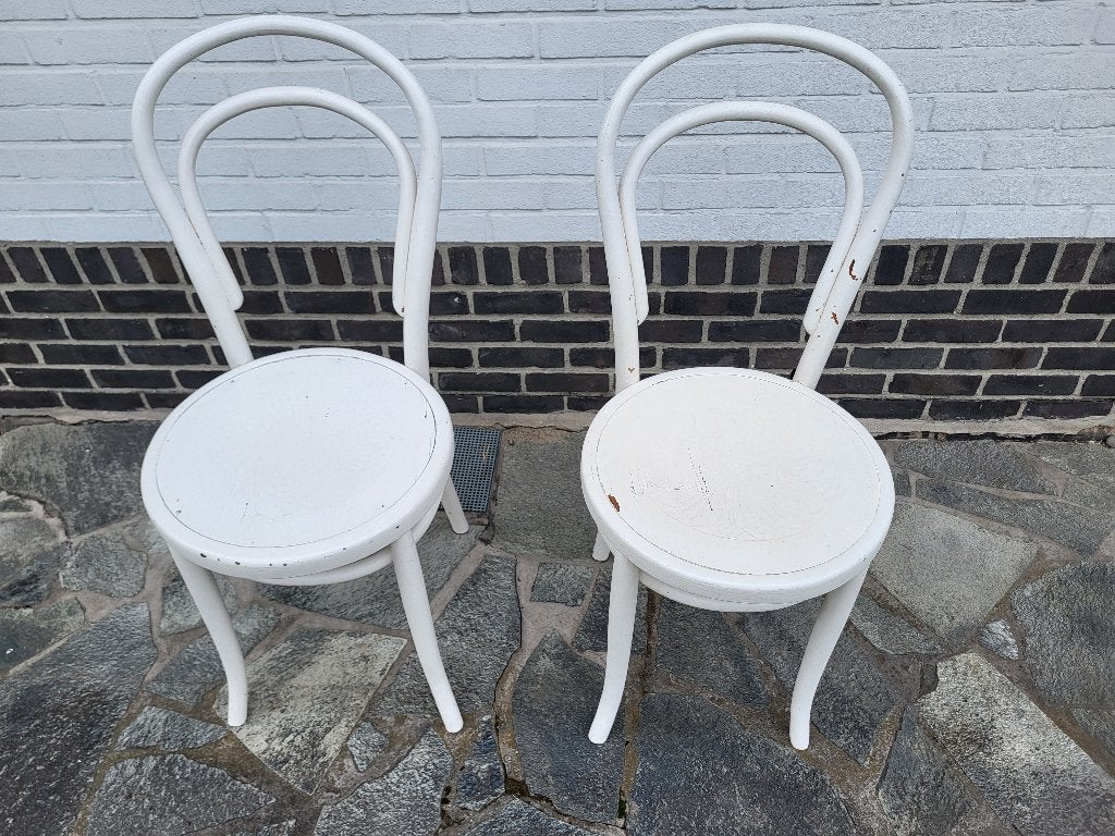 2 vintage Thonetstoelen, Ophalen
