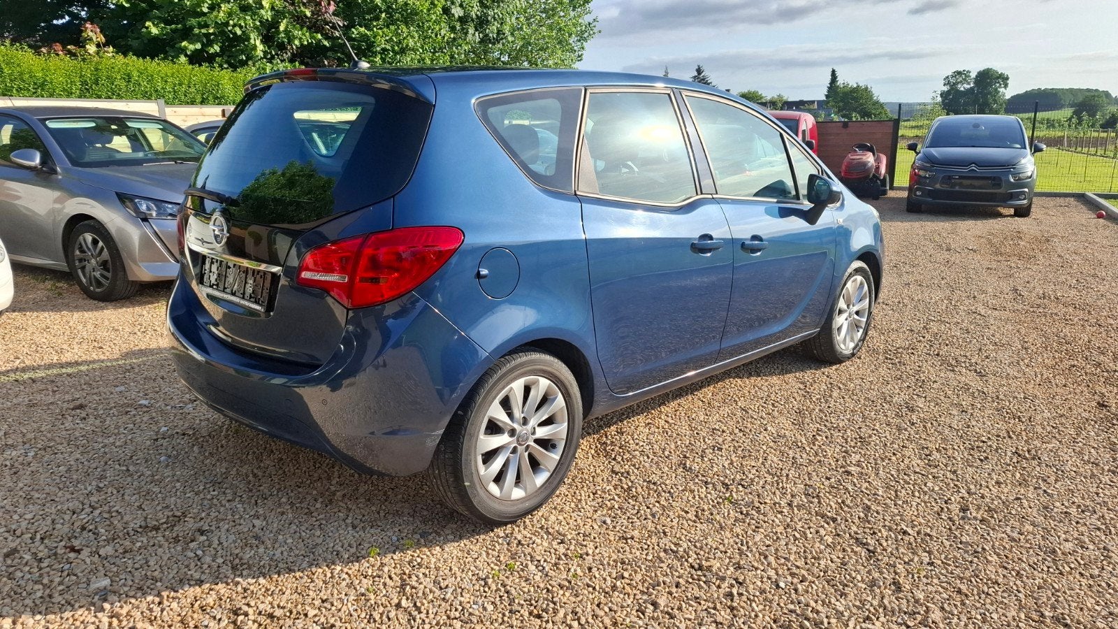 Opel meriva 1.4 essence euro6 56000km, 4 cilinders, Blauw, Bedrijf, Parkeersensor