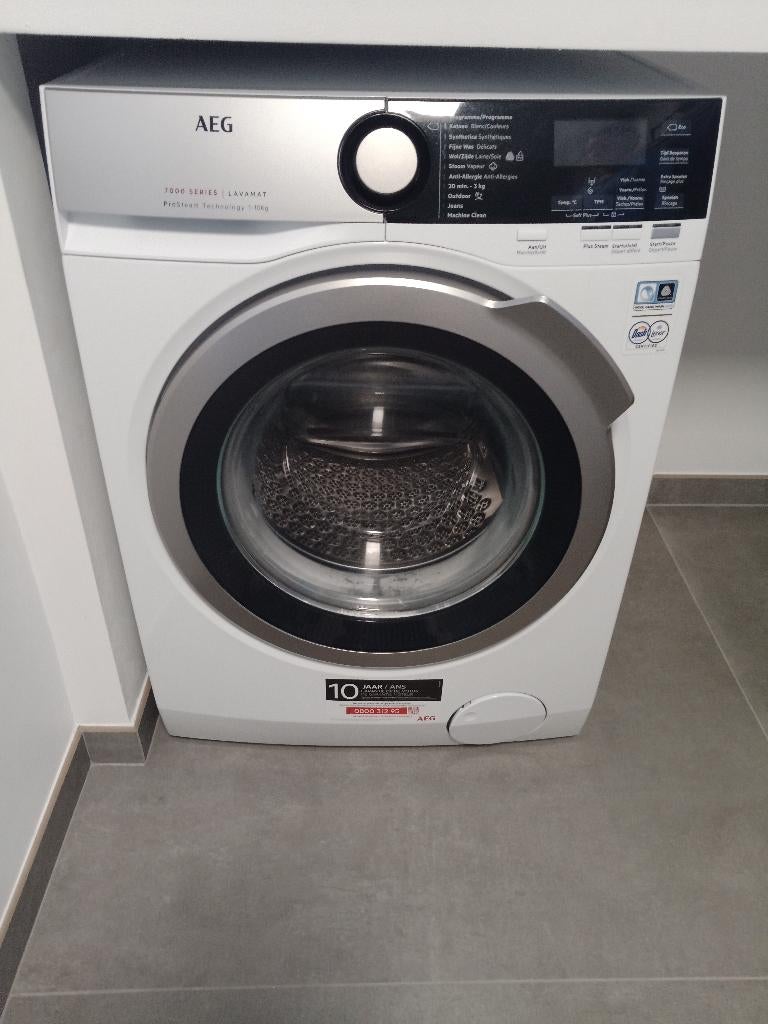 machine à laver AEG environ 7 ans, fonction bien, Electroménager, 6 à 8 kg, Enlèvement, Utilisé, 90 à 95 cm