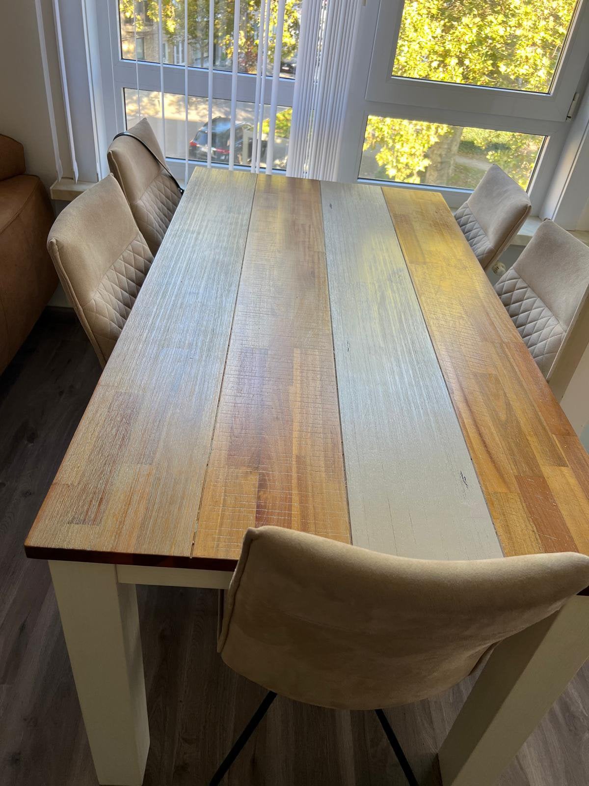 Set eettafel 6 stoelen  dressoir salontafel, Huis en Inrichting, Ophalen, Zo goed als nieuw