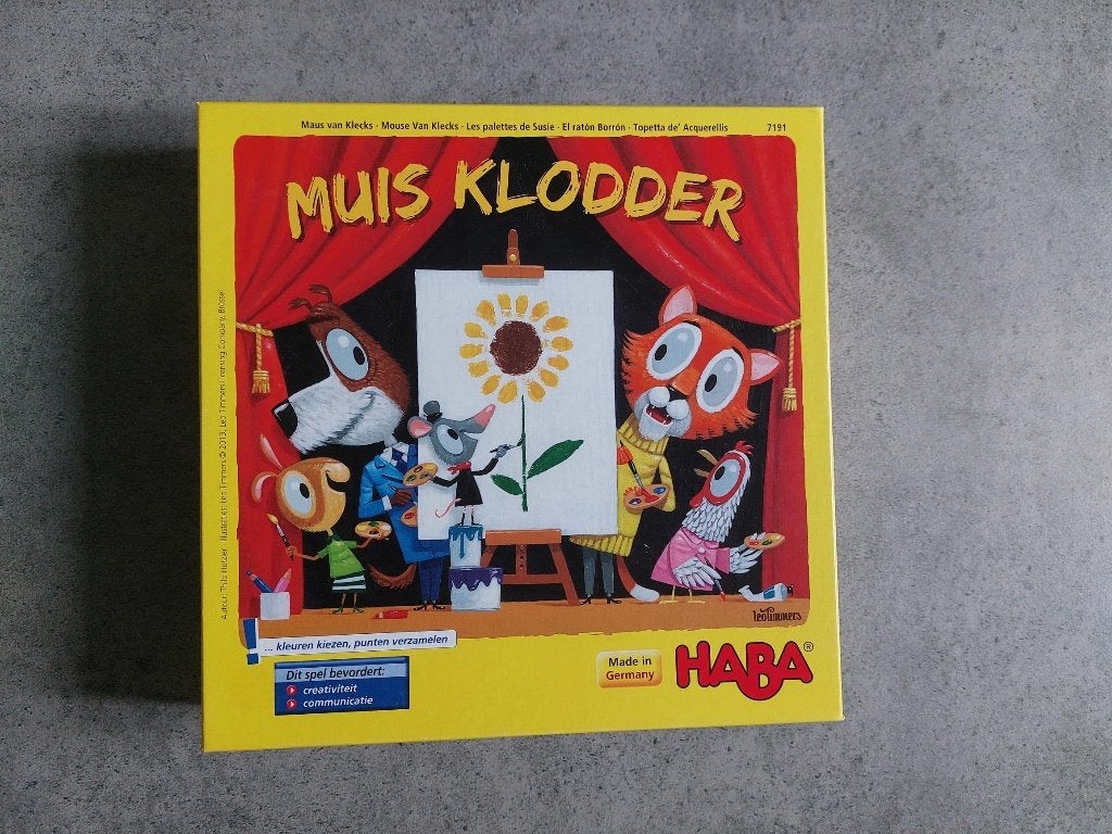 Gezelschapsspel Haba 'muis klodder', Enlèvement, Comme neuf