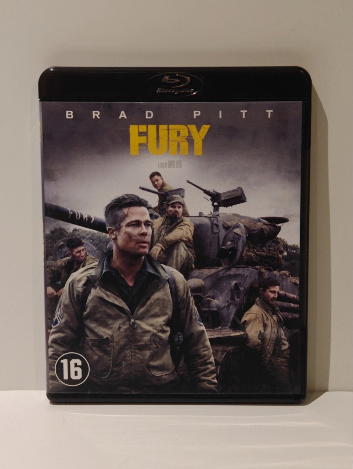 Fury Blu-ray Brad Pitt Oorlogsdrama David Ayer 4K Shia Lebeo, Cd's en Dvd's, Vanaf 16 jaar, Film, Actie, Ophalen of Verzenden