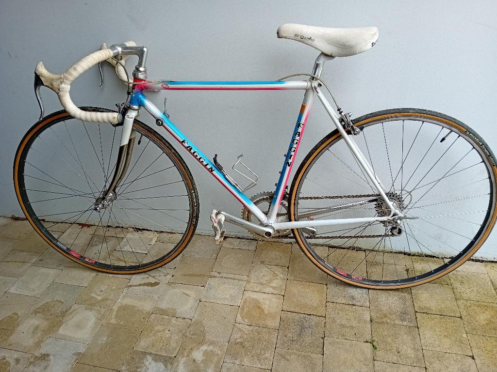 vélo de course rare de haute qualité FAGGIN 1989 taille 51, 51 à 55 cm, Enlèvement, Frein sur jante, Années 60 ou plus récent