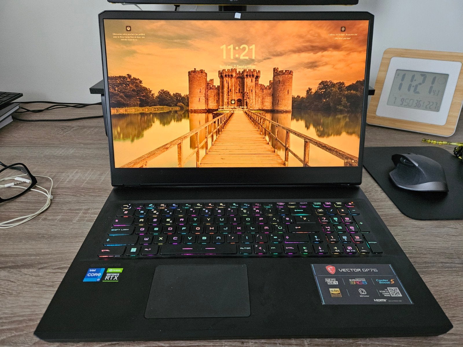 MSI Vector/17,3 pouces/360 Hz/i7/16 Go de RAM/SSD 1TB/RT3080, Enlèvement, Gaming, SSD