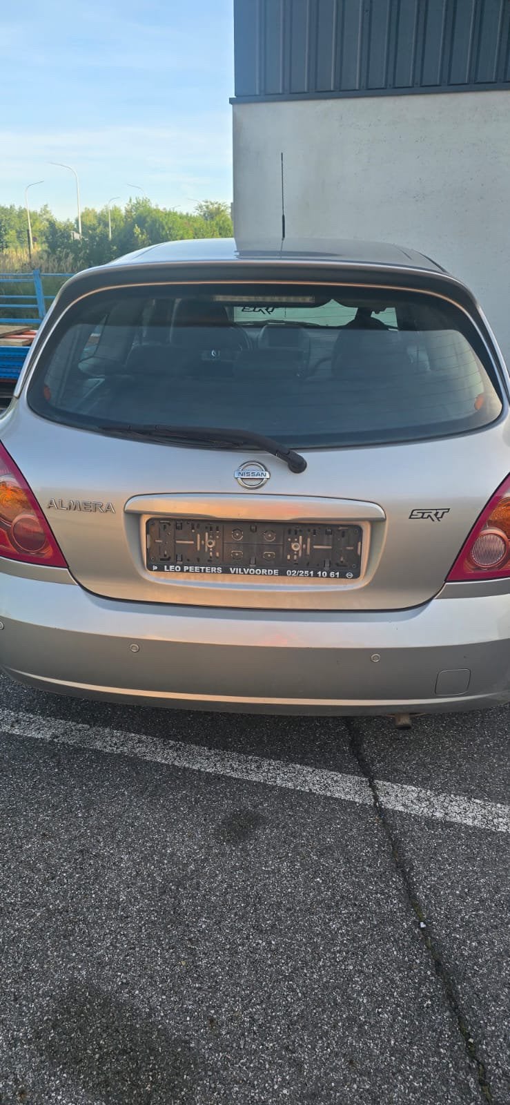 Nissan Almera Benzine, Auto's, Almera, Zwart, 5 deurs, Particulier