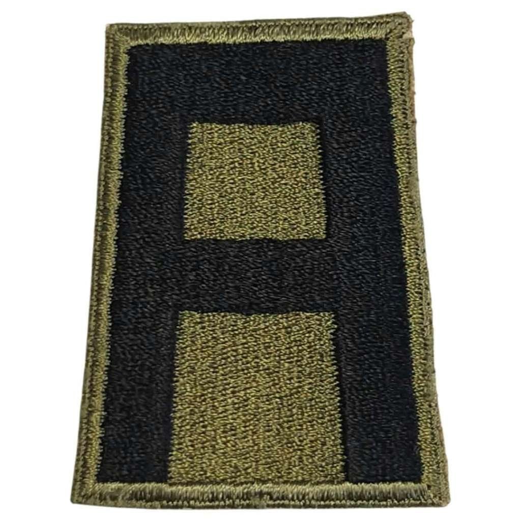 US Army - First Army Patch (Green back), Ophalen of Verzenden, Landmacht, Embleem of Badge