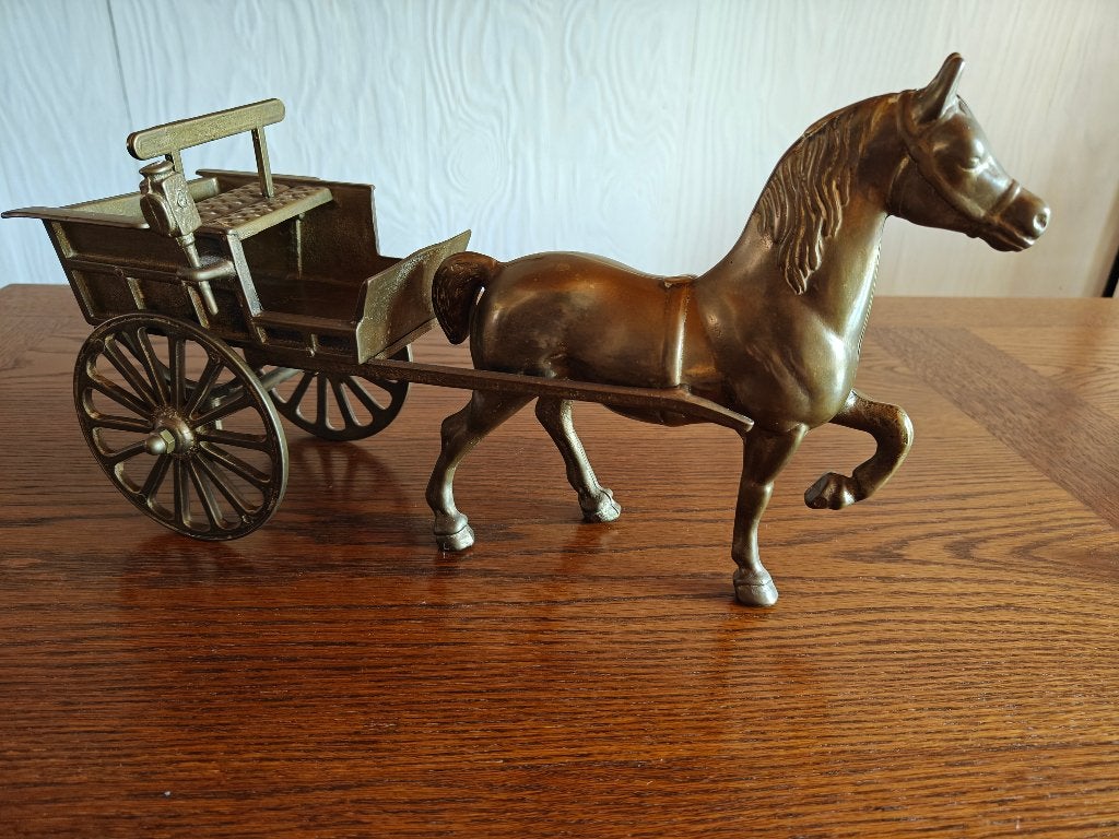Koperen koets met paard, Enlèvement, Cuivre