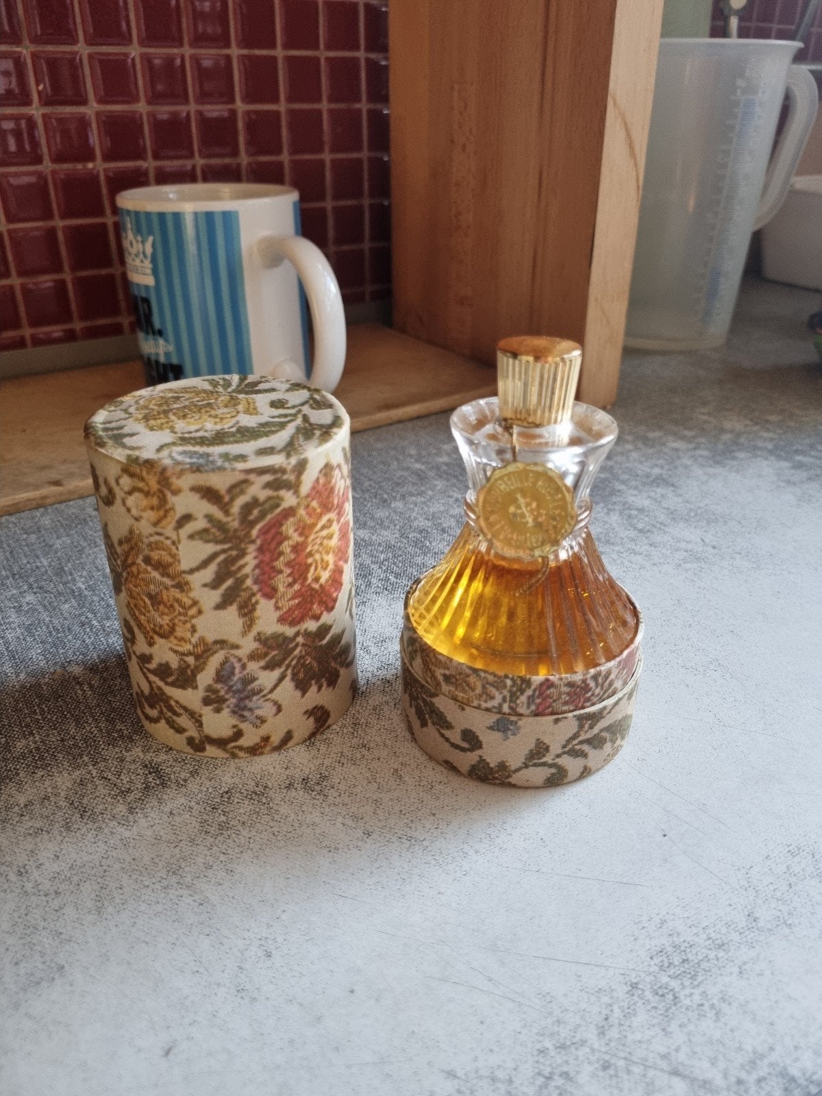 Zeldzaam Frans Parfumflesje Émile Lemesre "A la Corbeille Ro, Ophalen