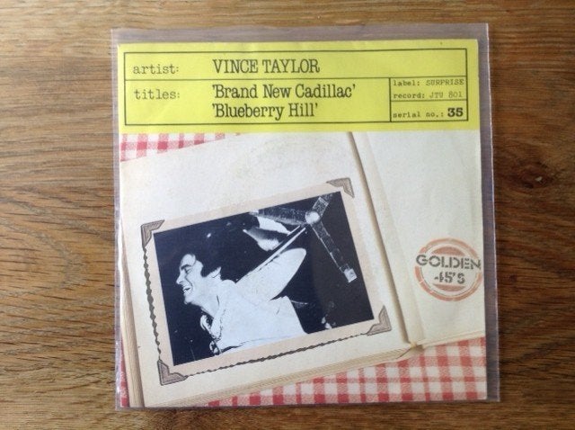 single vince taylor, Enlèvement ou Envoi, Rock et Metal, Housse de protection extérieure, 7 inch