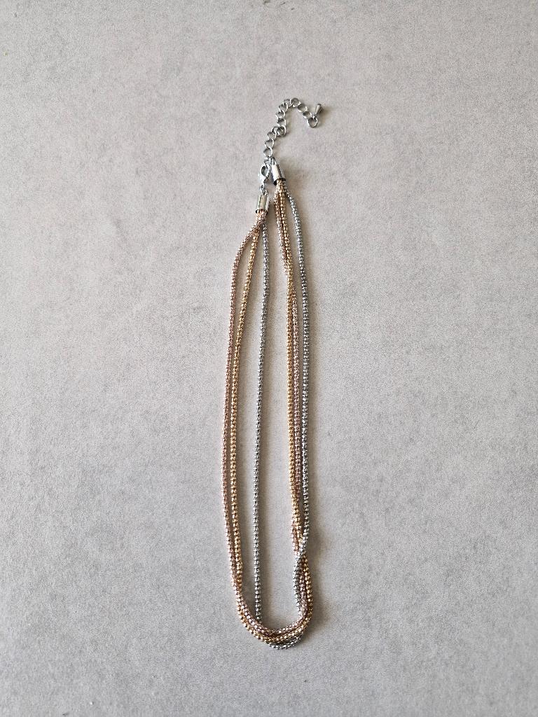 driekleurige ketting, Handtassen en Accessoires, Kettingen, Verzenden