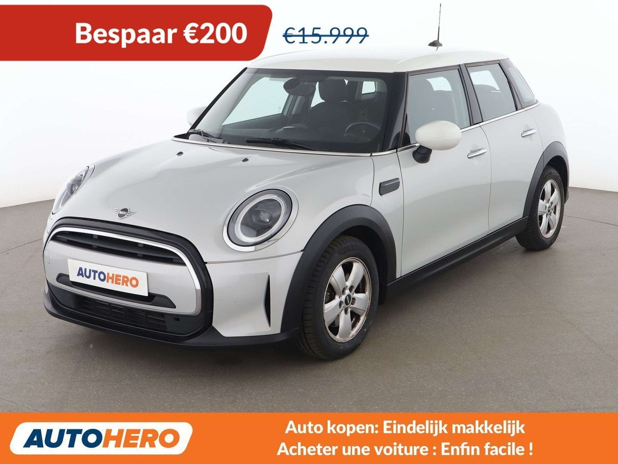 MINI Cooper Cooper (bj 2022), Automatische klimaatregeling, Stof, Gebruikt, 136 pk