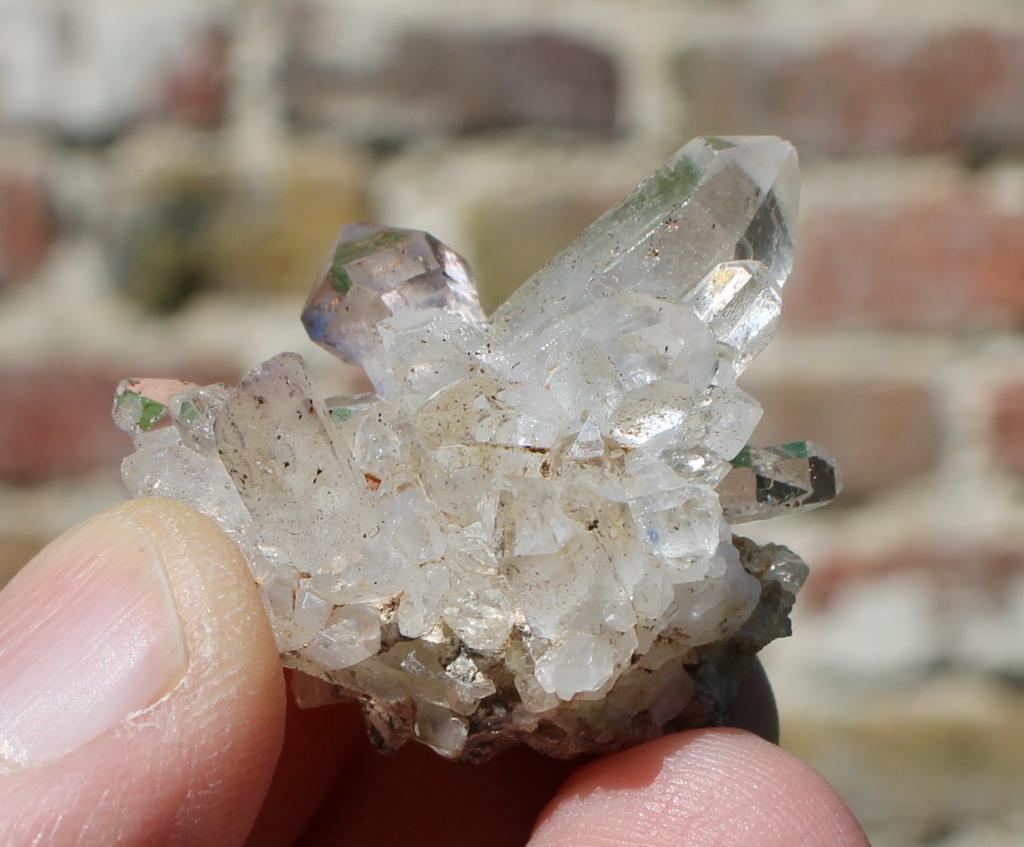 BERGKRISTAL cluster uit Erongo in NAMIBIE, Ophalen of Verzenden, Mineraal
