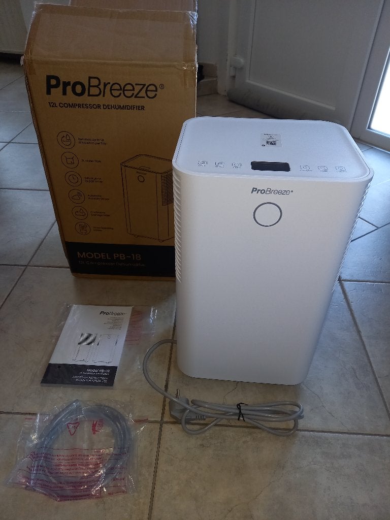 Déshumidificateur 12 L avec hygrostat intégré neuf, Enlèvement, Neuf, Déshumidificateur