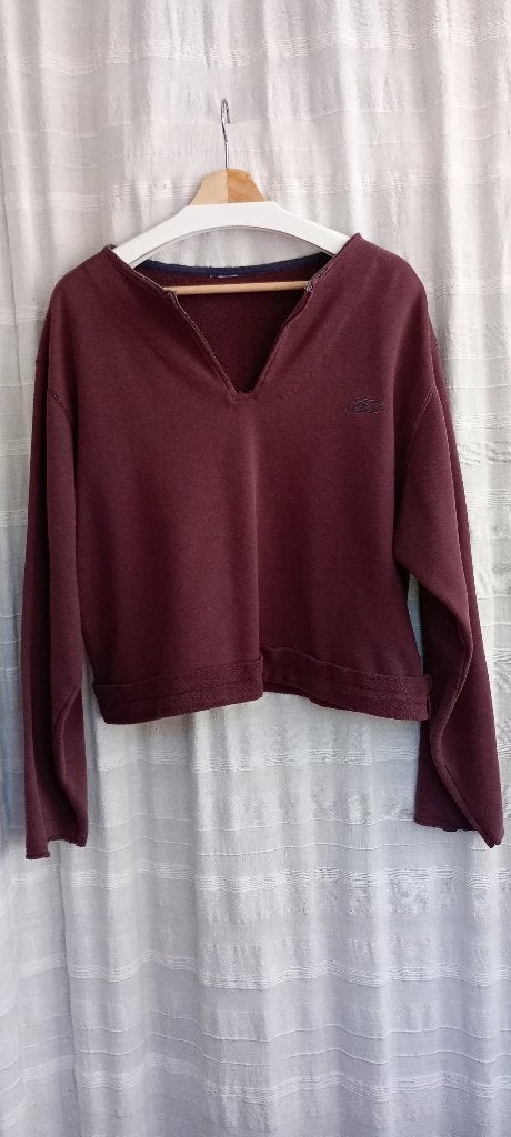 Sweetshirt décontracté Brun Taille unique, Enlèvement, Porté, Brun