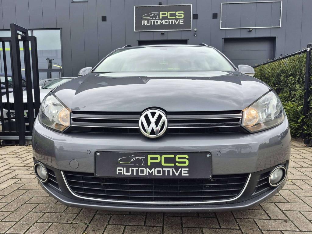 Volkswagen Golf Variant 1.6 TDi / Panoramisch dak / 12 maand, Auto's, Volkswagen, Gebruikt, Zwart, 4 cilinders, Bedrijf