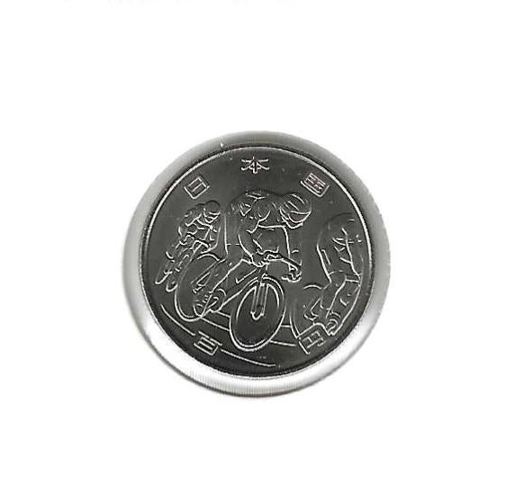 Japan, 100 Yen 2019, Summer Olympics-Cycling., Postzegels en Munten, Munten | Azië, Ophalen of Verzenden, Oost-Azië, Losse munt