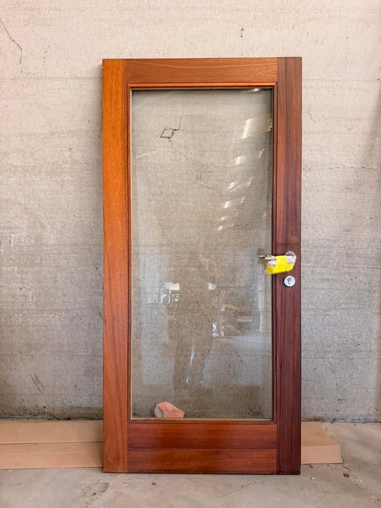 houten beglazen binnendeur, Ophalen, Zo goed als nieuw