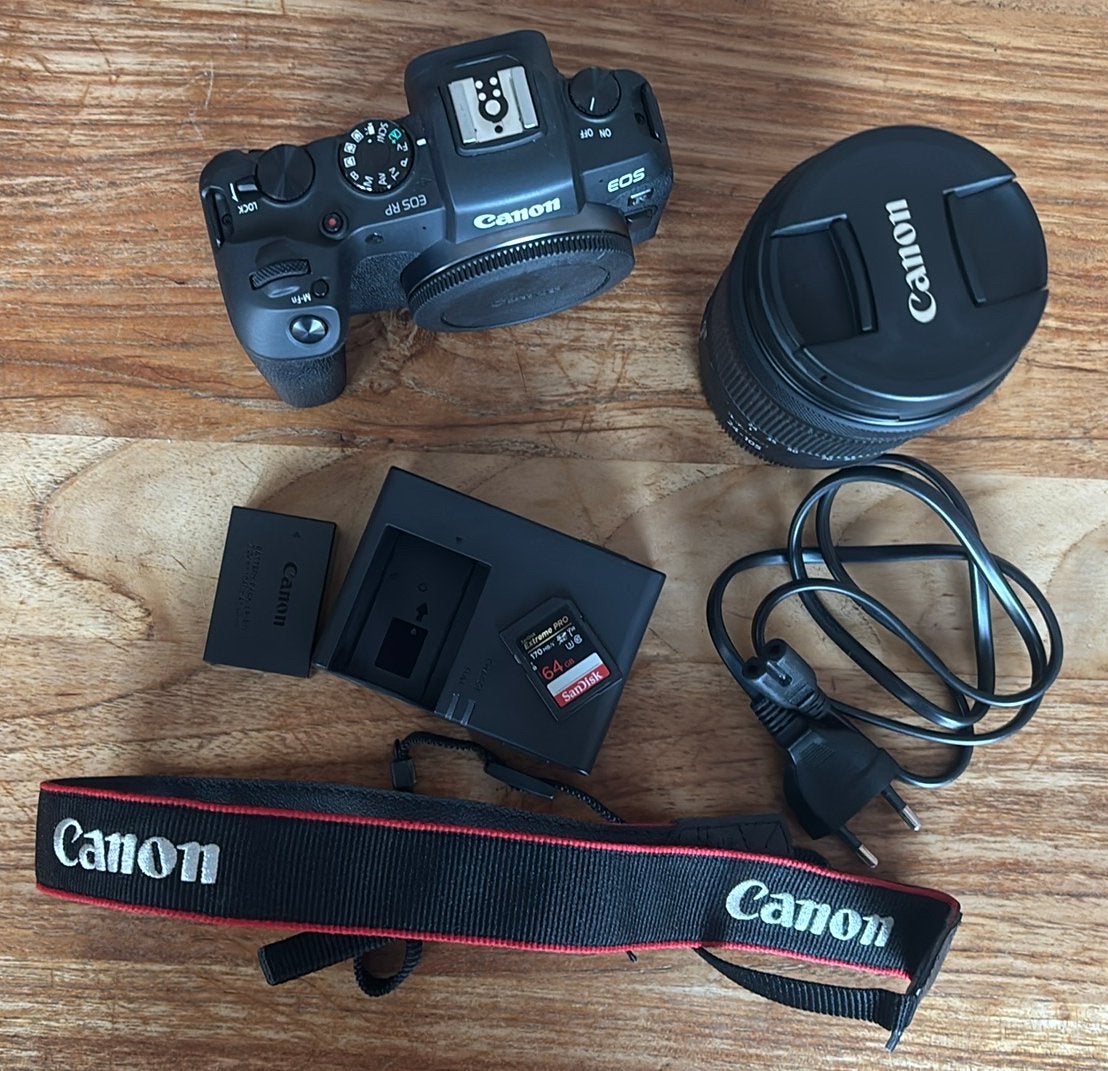 Fototoestel Canon EOS RP met lens RF-24-105mm, TV, Hi-fi & Vidéo, Canon, Enlèvement ou Envoi, Comme neuf