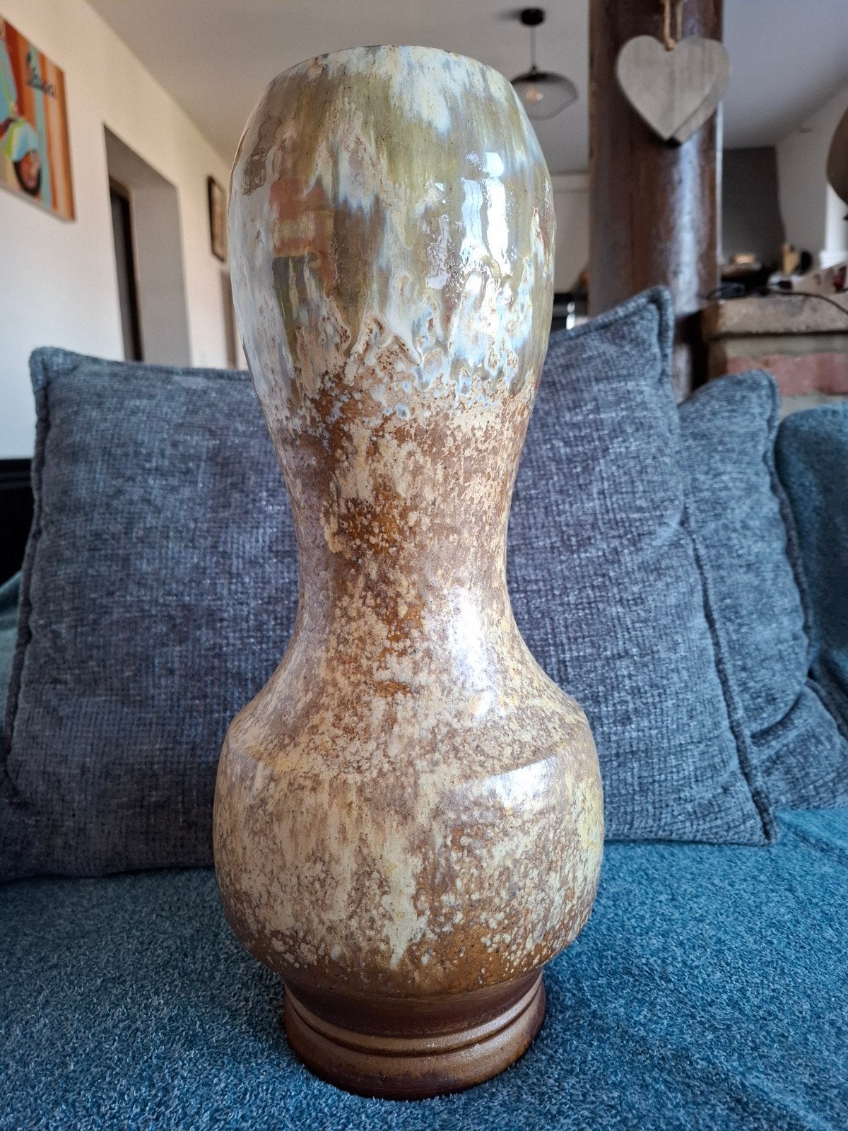 Grand vase Grès Dubois Bouffioulx 42cm, Enlèvement ou Envoi