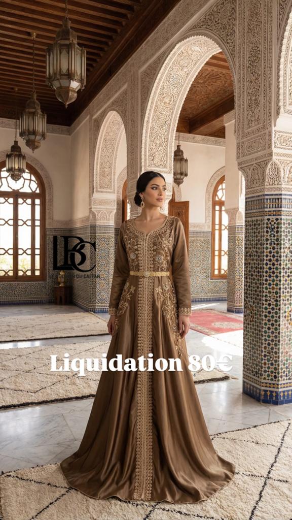 Chique kaftan, Kleding | Dames, Trouwkleding en Trouwaccessoires, Ophalen of Verzenden, Zo goed als nieuw