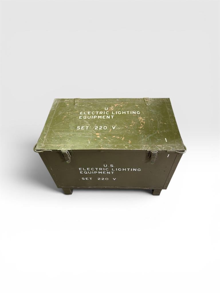 Caisse Militaire Lampes, Enlèvement, Armée de terre, Caisse ou Géocache