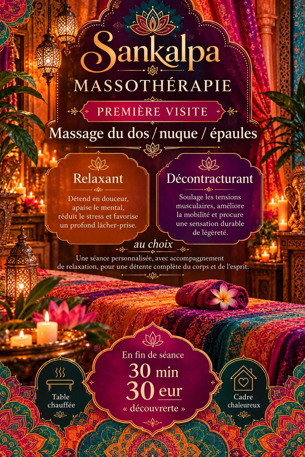 Massage et relaxotherapie, Ontspanningsmassage