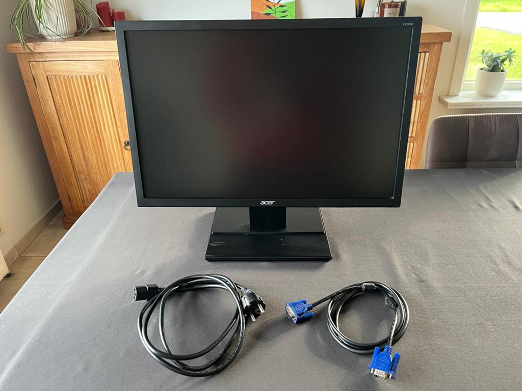 Computerscherm Acer (22 inch), Computers en Software, Monitoren, Ophalen, Zo goed als nieuw, VGA