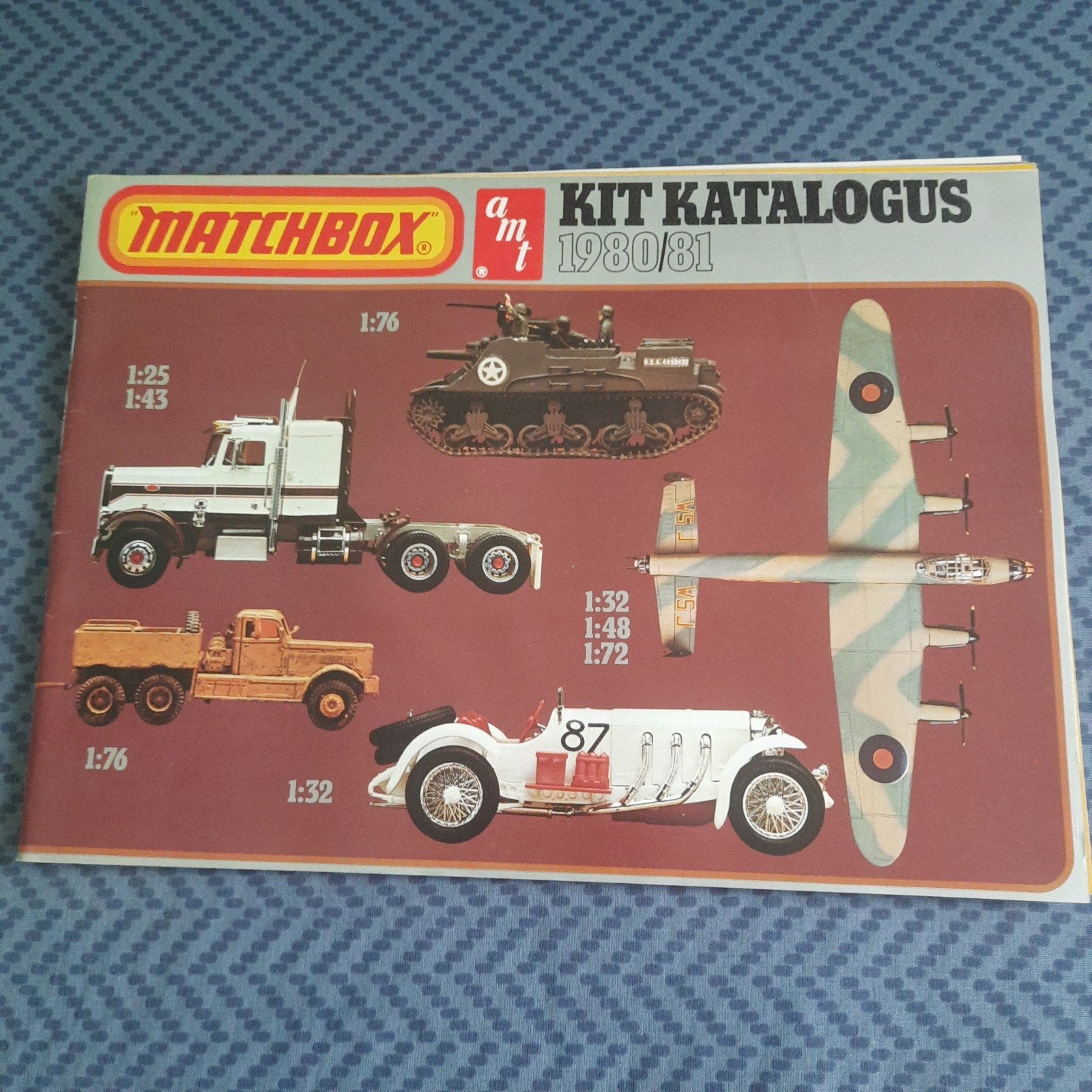 MATCHBOX - AMT *MODELBOUW CATALOGUS 1980/81*VINTAGE* TOP *, Hobby en Vrije tijd, Modelbouw | Overige, Ophalen, Zo goed als nieuw