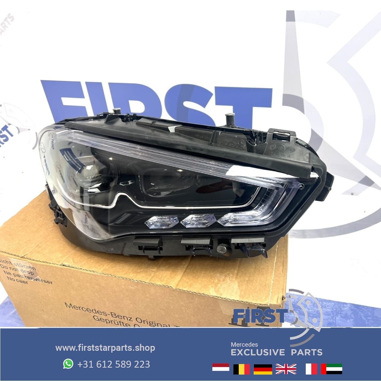 W118 CLA LED FACELIFT MULTIBEAM KOPLAMP RECHTS Mercedes ORIG, Gebruikt, -, Ophalen of Verzenden, -