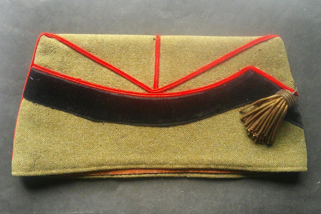 Bonnet officier modèle 1917 de sapeur du génie belge, Collections, Envoi, Armée de terre, Casque ou Béret
