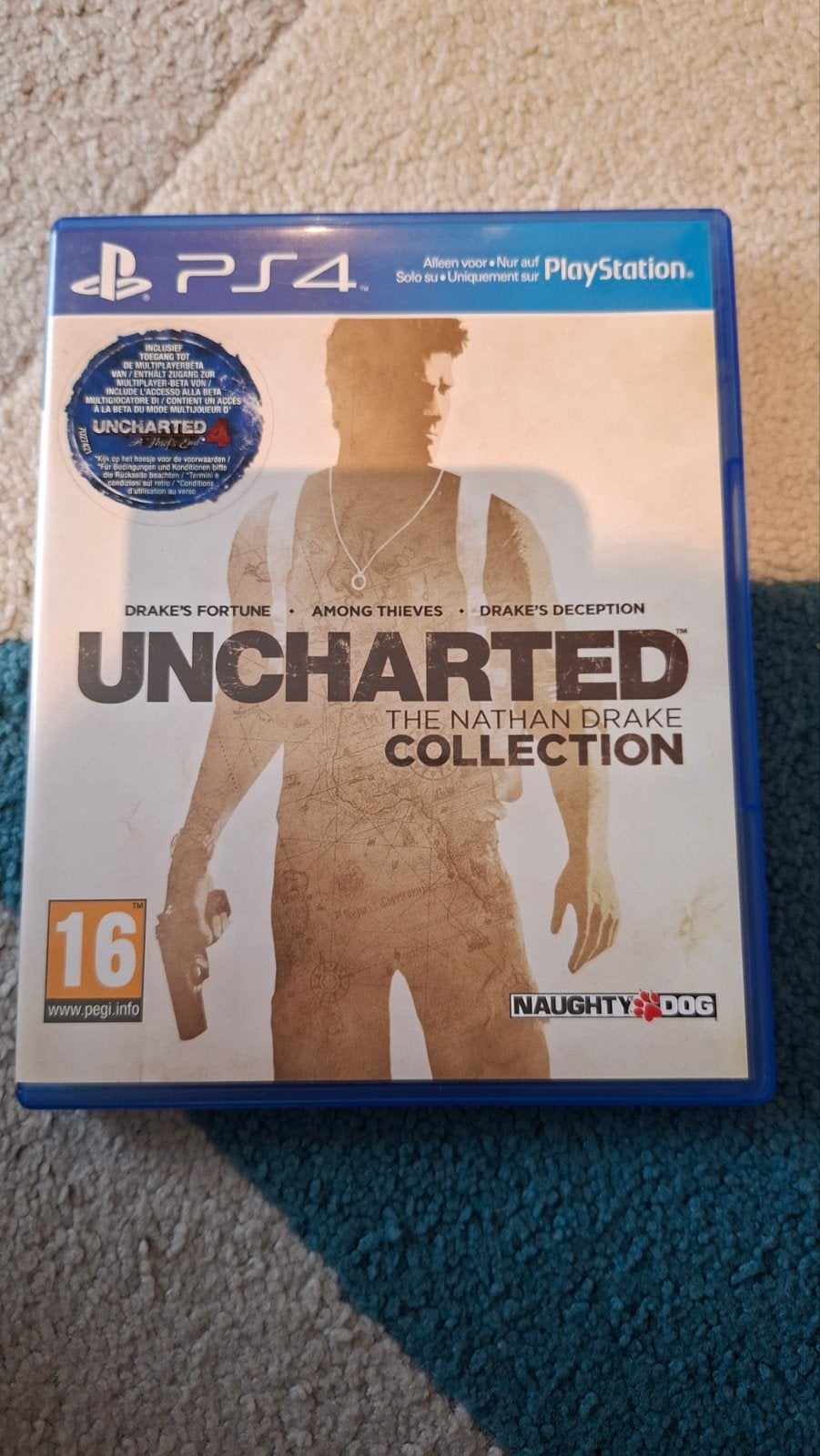 PS4 Uncharted The Nathan Drake Collection 1-3, 1 joueur, Aventure et Action, Comme neuf, À partir de 16 ans