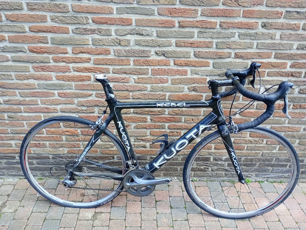 Koersfiets, Ophalen, Gebruikt, 26 inch, Velgrem