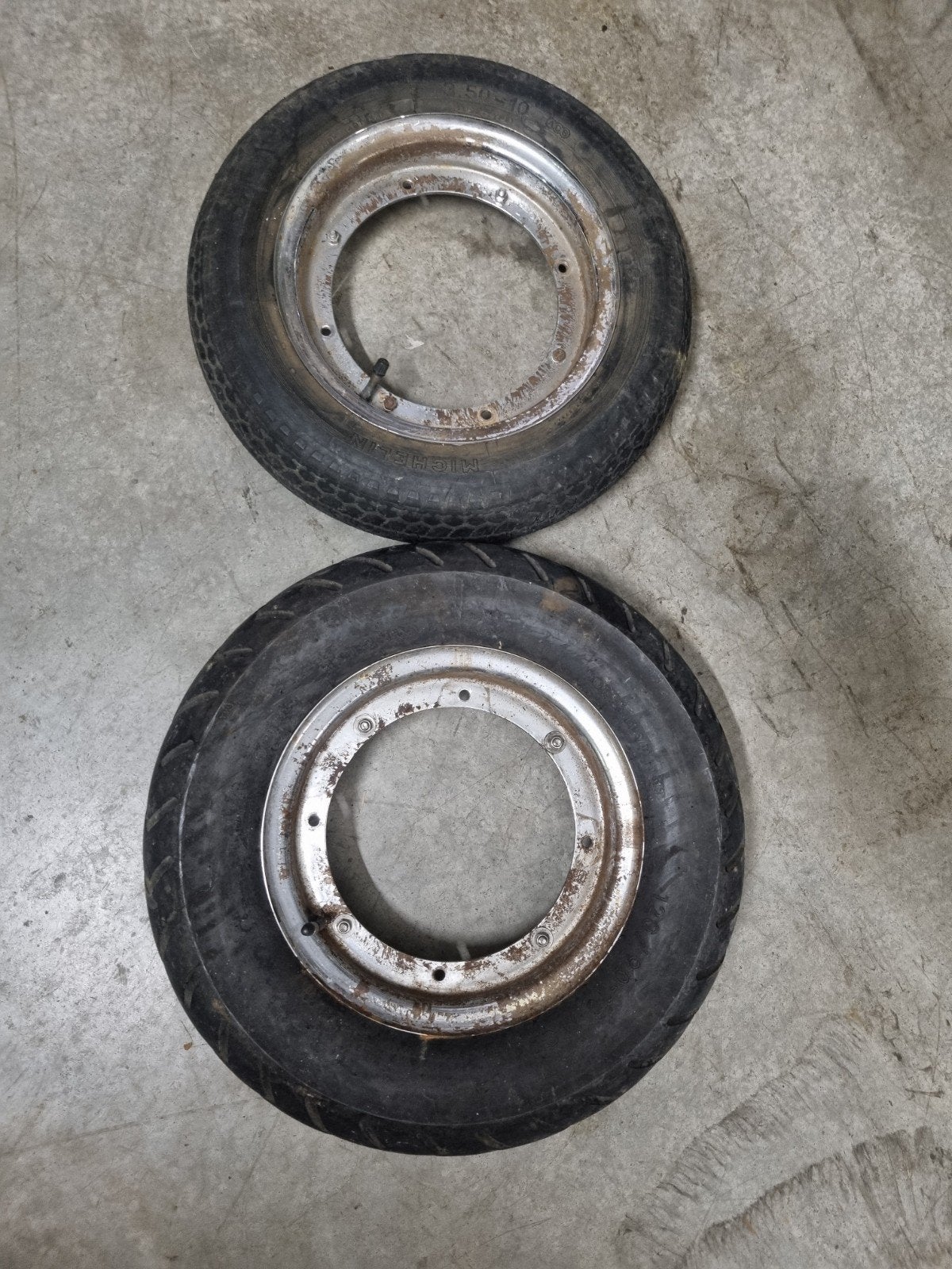 2 Honda Dax Monkey-velgen met banden, Ophalen of Verzenden