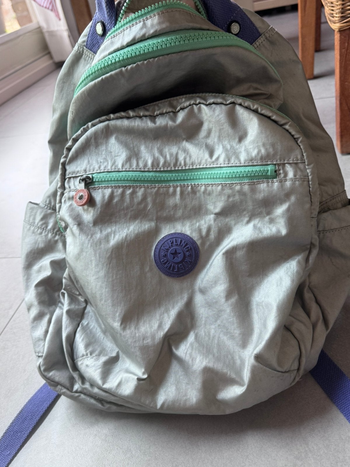 Rugzak Kipling, Handtassen en Accessoires, Tassen | Schooltassen, Ophalen, Gebruikt, Overige kleuren, Rugtas