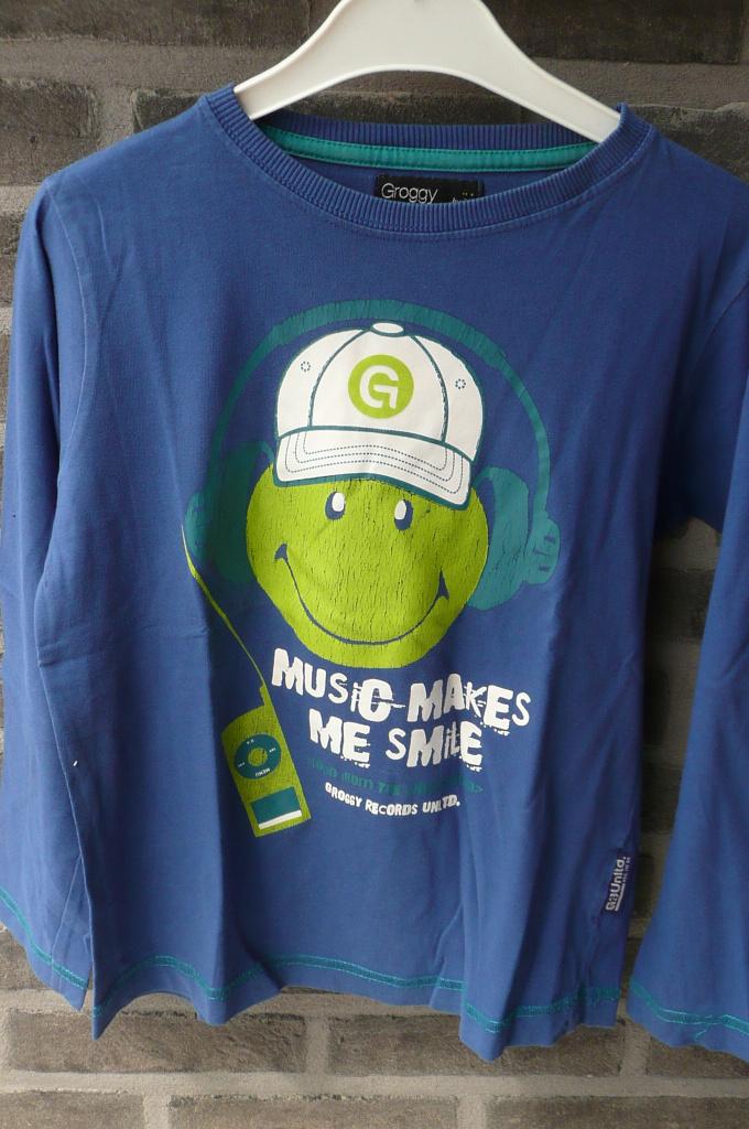 T-shirt Groggy lange mouw JBC (K127), Kinderen en Baby's, Groggy, Ophalen of Verzenden, Zo goed als nieuw, Shirt of Longsleeve