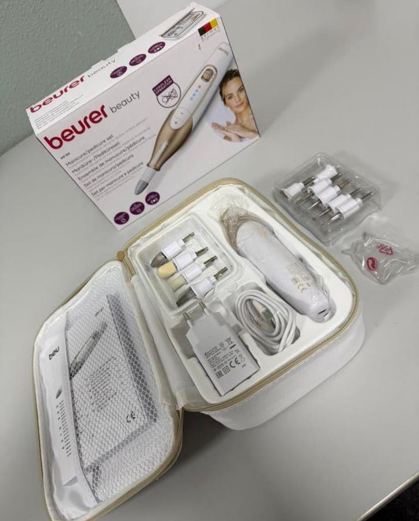 Beurer MP 64 Elektrische Manicure & Pedicure Set nagelvijl, Ophalen of Verzenden, Nieuw, Hand- en Voetverzorging