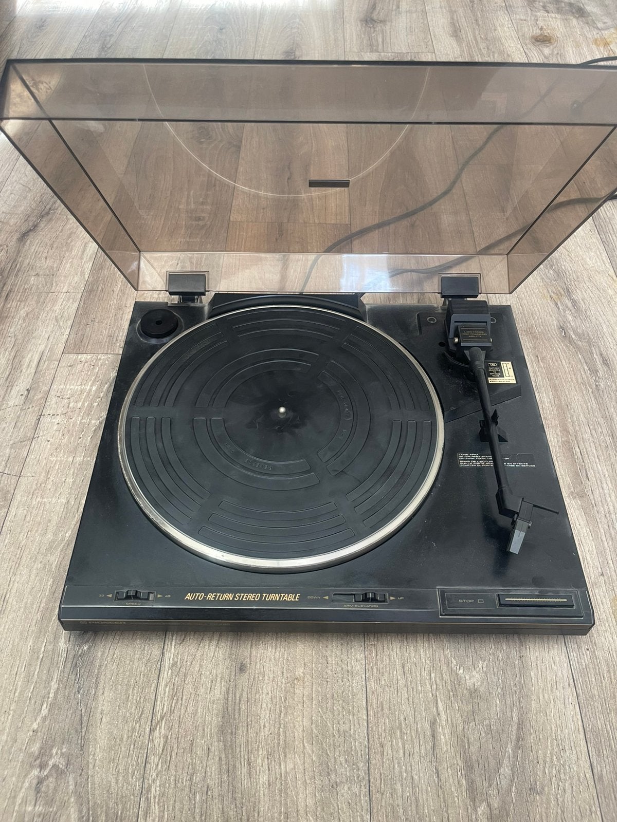 Tourne-disque vinyle vintage Pioneer PL-480 stereo Japan, TV, Hi-fi & Vidéo, Tourne-disques, Enlèvement ou Envoi, Utilisé, Tourne-disque