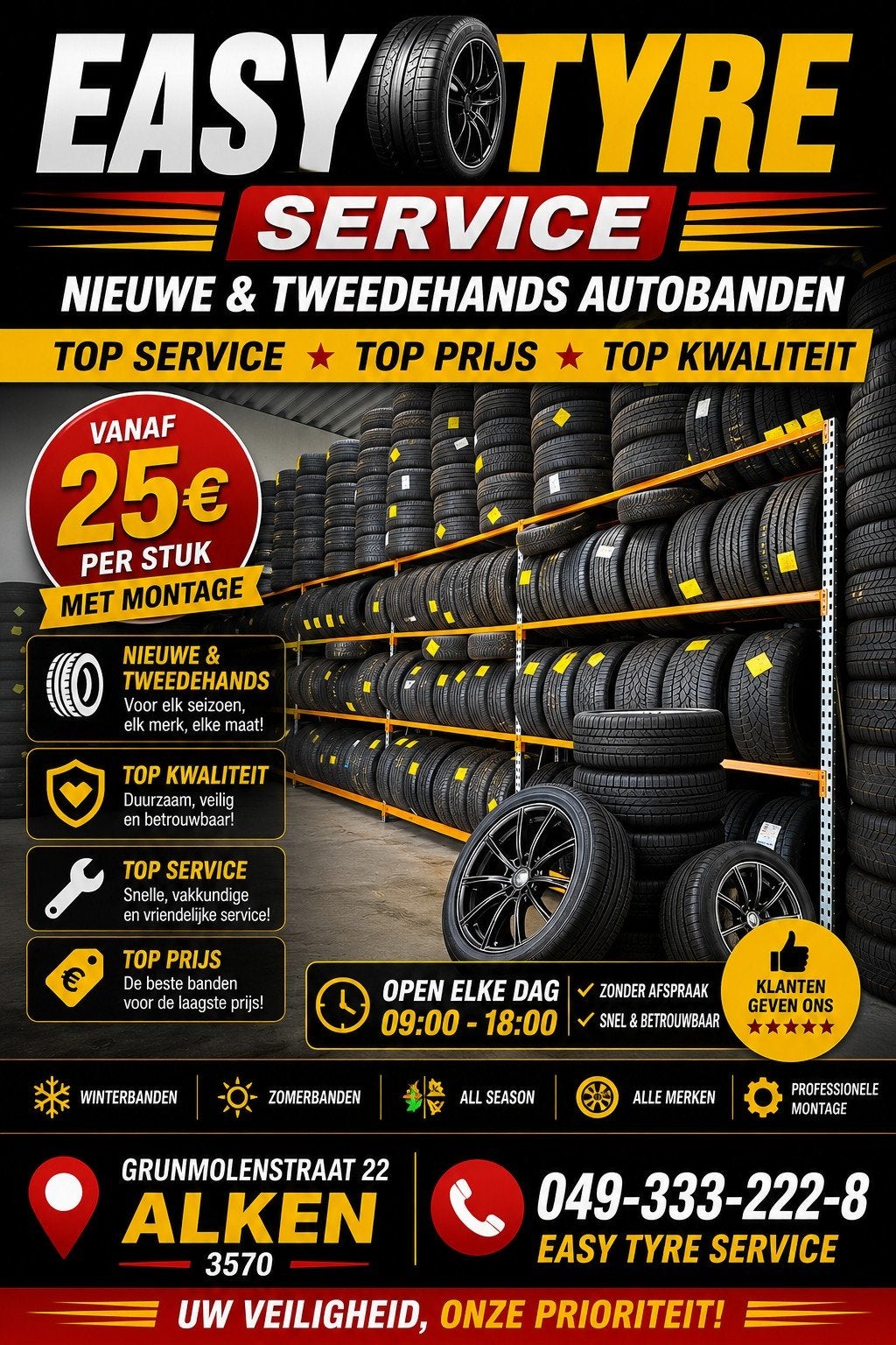 Adres Groenmolenstraat 22Alken 0493 33 22 28, Ophalen of Verzenden