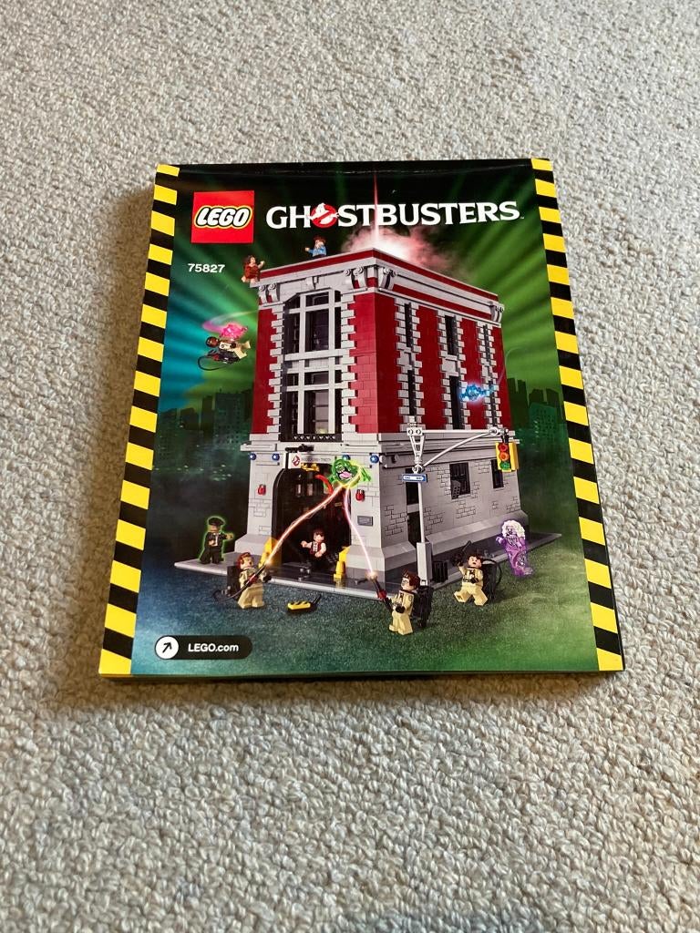 Lego ghostbusters firehouse 75827 gebouwd compleet, Neuf, Enlèvement ou Envoi, Lego, Ensemble complet