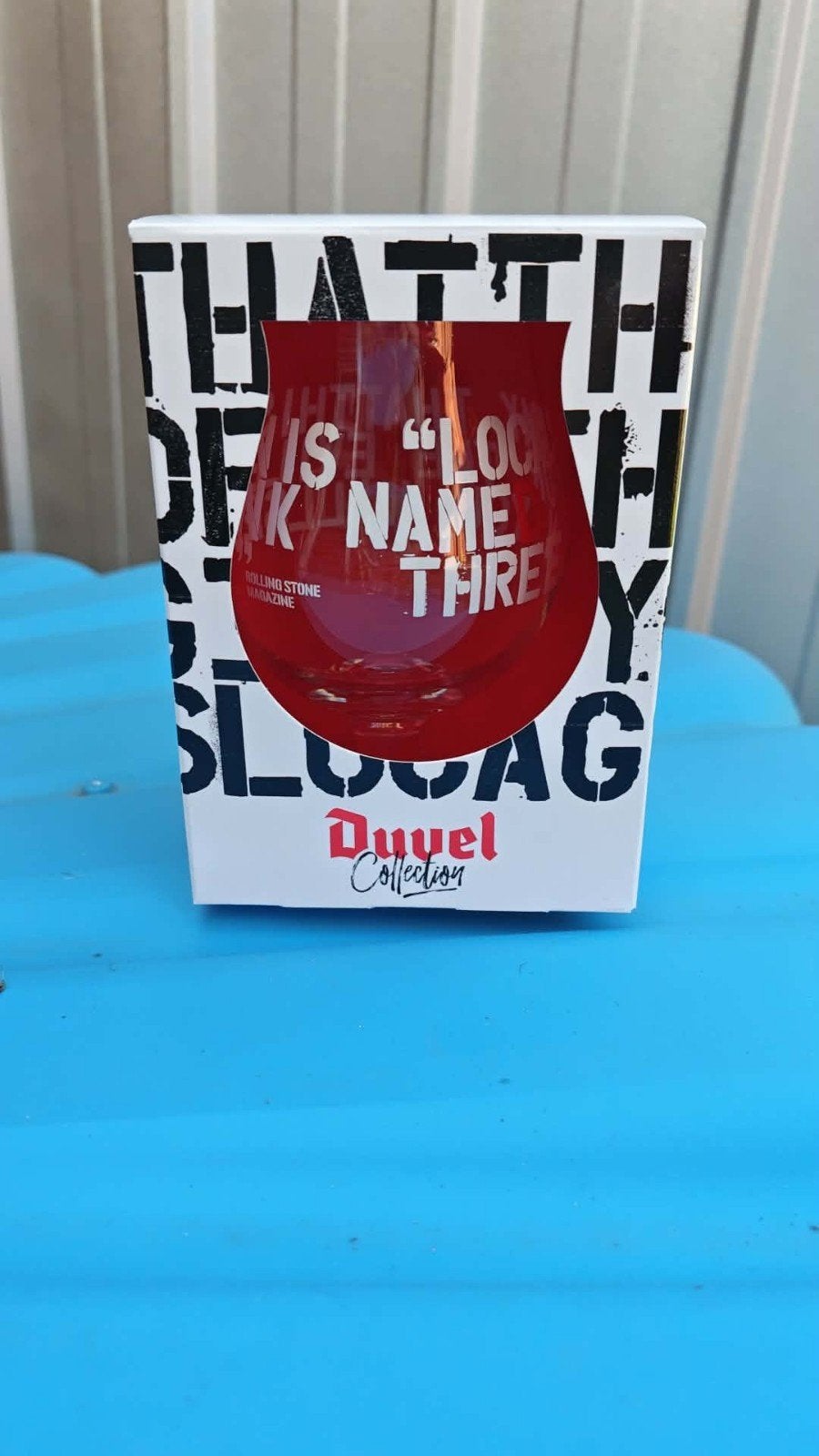 duvel glas rolling stone magazine, Ophalen of Verzenden, Nieuw, Glas of Glazen, Duvel