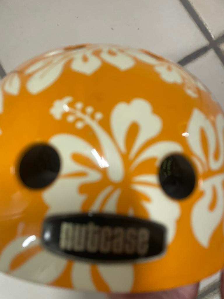 Nutcase helm, Fietsen en Brommers, Ophalen of Verzenden, Zo goed als nieuw, M