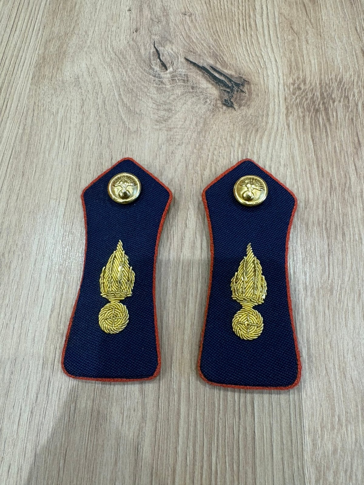 Épaulettes vareuse officiers Gendarmerie, Collections, Envoi, Gendarmerie