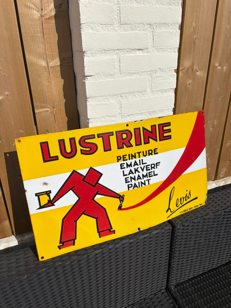 Emaille reclame, Verzamelen, Merken en Reclamevoorwerpen, Ophalen of Verzenden, Gebruikt