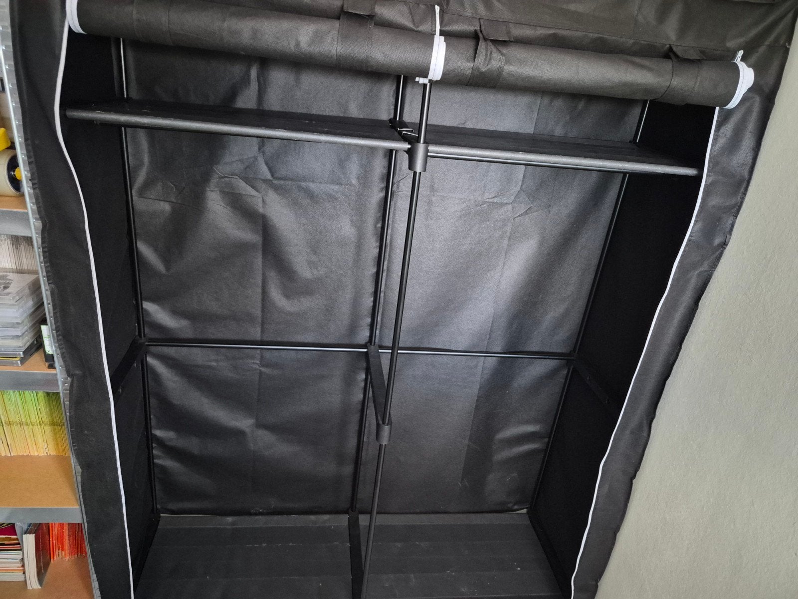 Kleerkast, Huis en Inrichting, Kasten | Kleerkasten, Ophalen, Gebruikt, 100 tot 150 cm, Met lade(s)