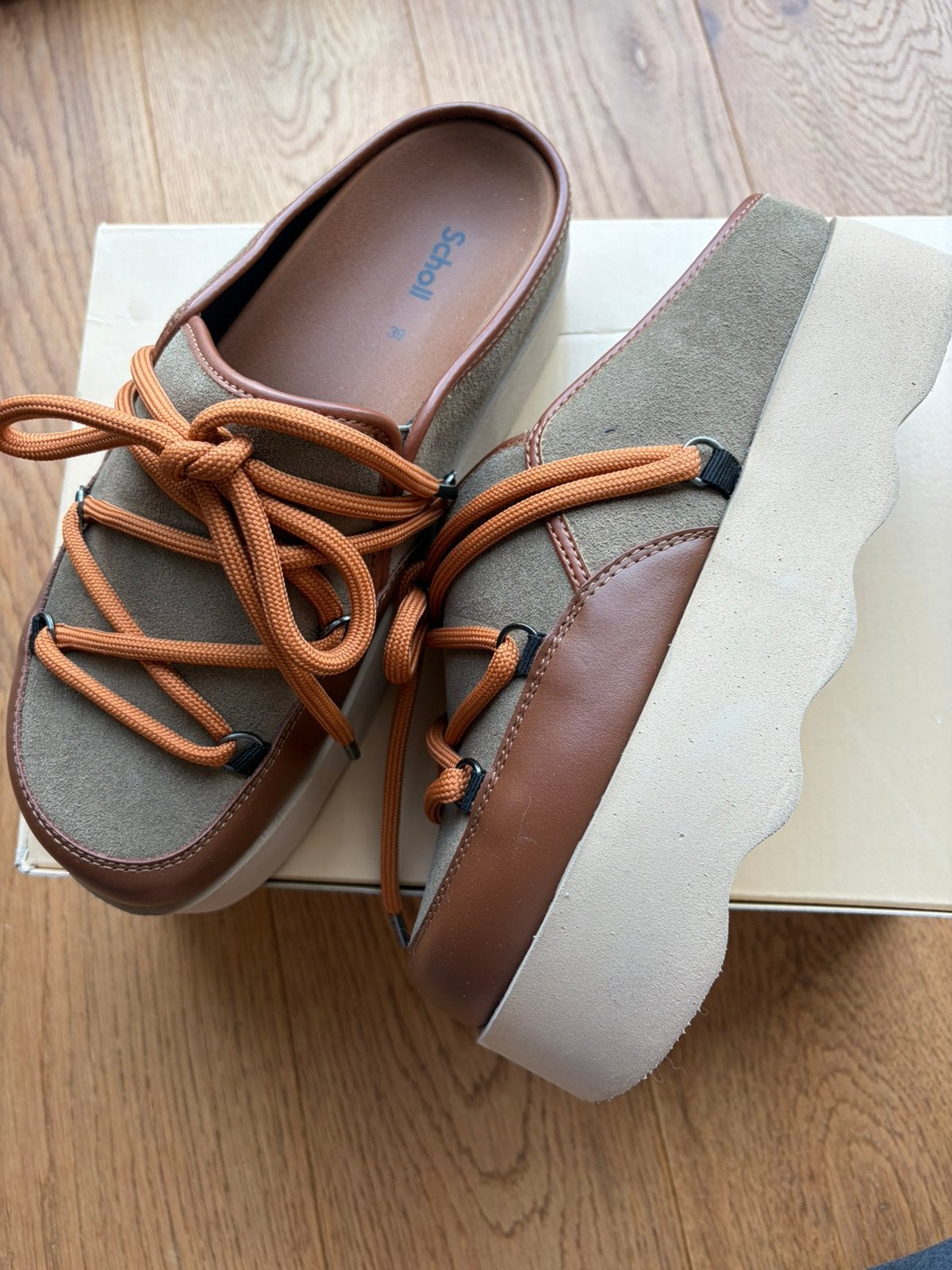 Clogs Scholl Lindsay forest, Kleding | Dames, Schoenen, Bruin, Nieuw, Sandalen of Muiltjes, Ophalen of Verzenden