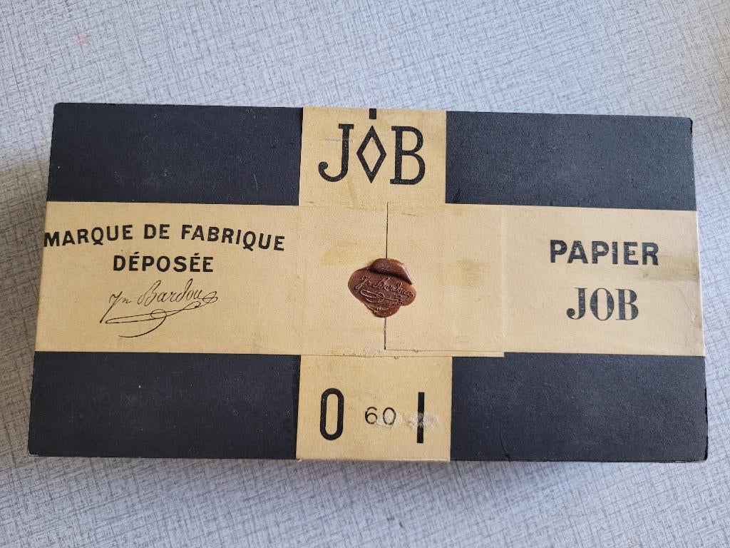 ancien coffret publicitaire papier cigarettes JOB, Enlèvement ou Envoi, Comme neuf, Autres types