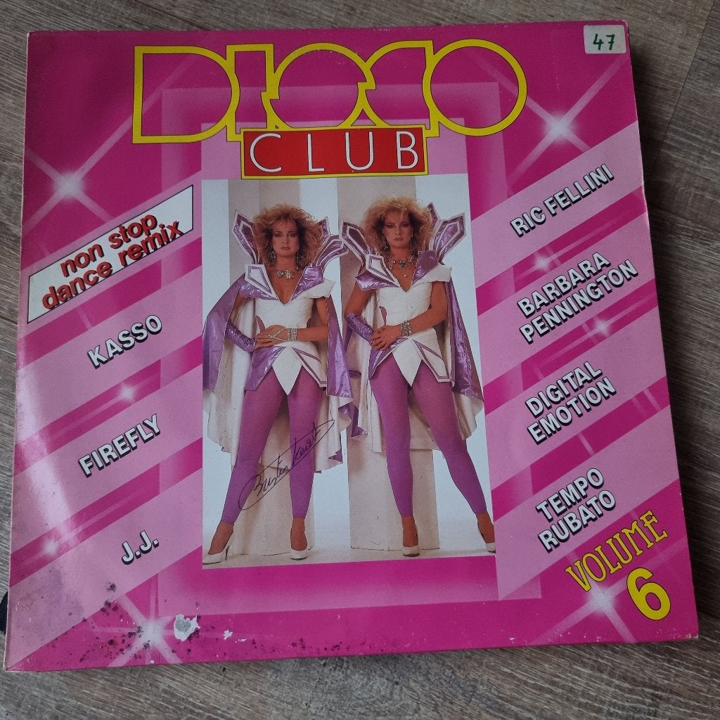 LP Various – Disco Club Volume 6, CD & DVD, Vinyles | Compilations, Enlèvement ou Envoi, Utilisé, Dance et House, LP